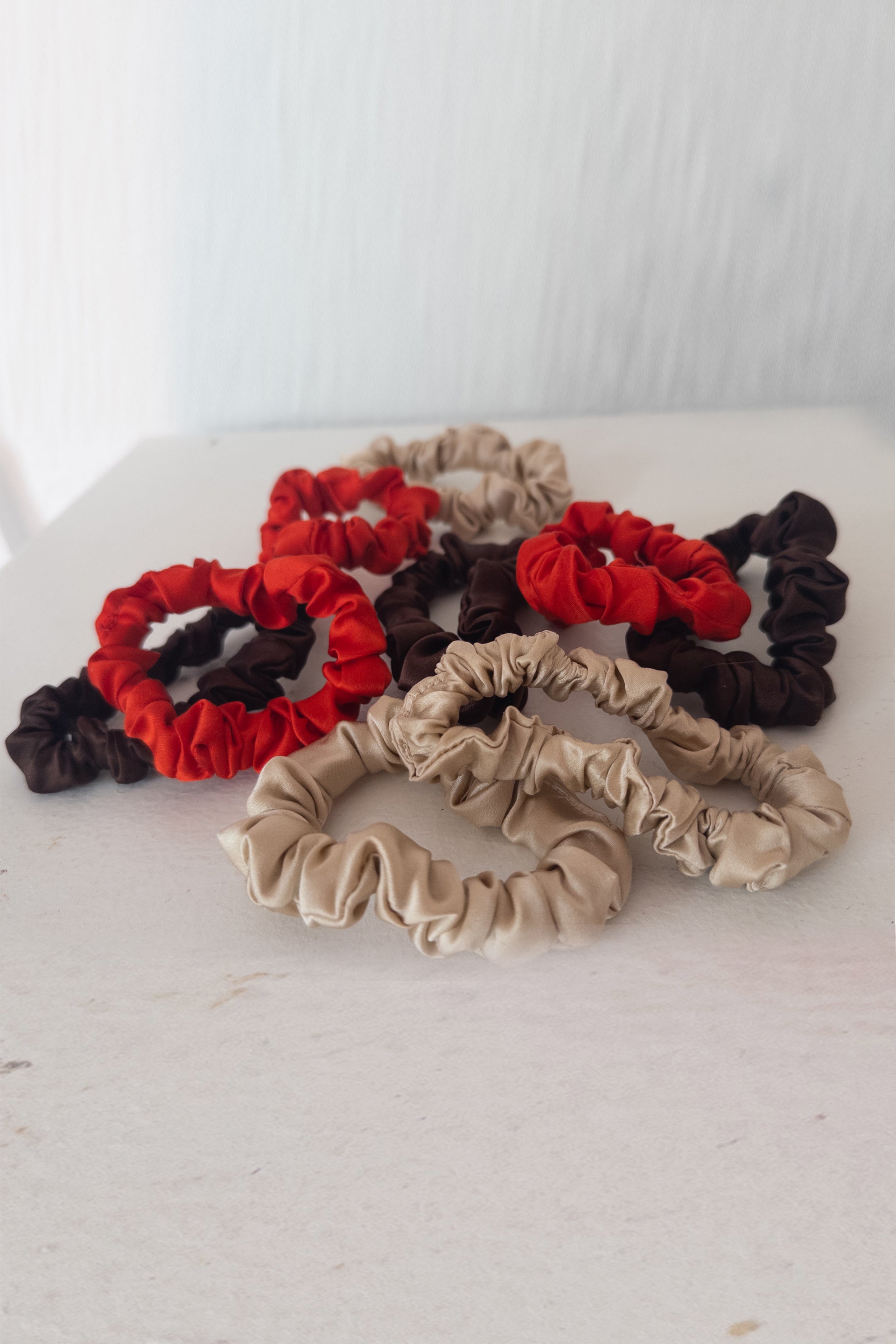 Mulberry Silk Hair Scrunchie Set